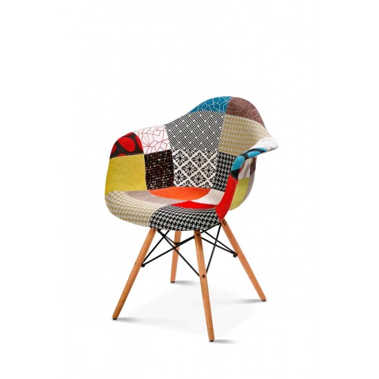 Patchwork Kollu Sandalye Patchwork Kollu Sandalye